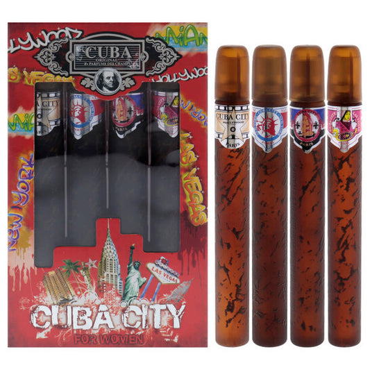 Cuba Ladies Cuba City Gift Set Fragrances (Wholesale) - Luxurious Fragrance Available Online in Hong Kong & China