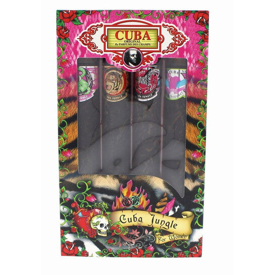 Cuba Ladies Jungle Gift Set Fragrances (Wholesale) - Luxurious Fragrance Available Online in Hong Kong & China
