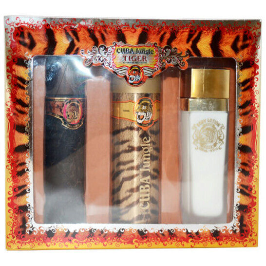 Cuba Ladies Jungle Tiger Gift Set Bath & Body (Wholesale) - Luxurious Fragrance Available Online in Hong Kong & China