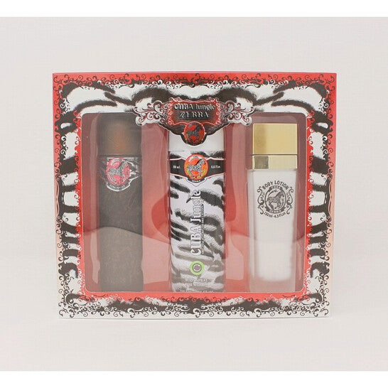 Cuba Ladies Jungle Zebra Gift Set Bath & Body (Wholesale) - Luxurious Fragrance Available Online in Hong Kong & China