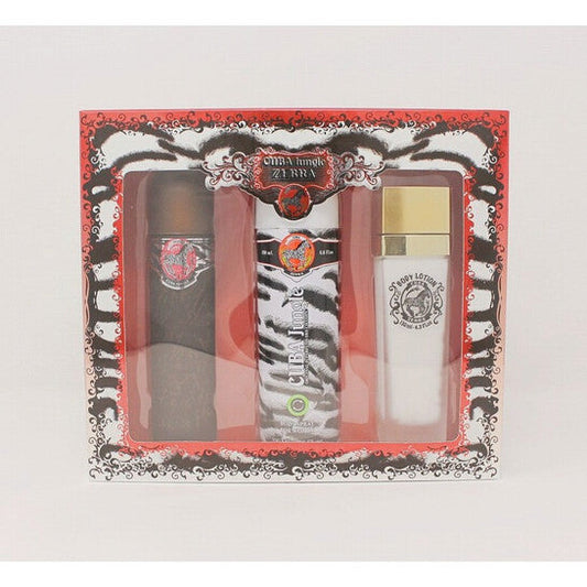 Cuba Ladies Jungle Zebra Gift Set Bath & Body (Wholesale) - Luxurious Fragrance Available Online in Hong Kong & China