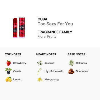 Cuba Ladies Too Sexy For You EDP 3.3 oz - Luxurious Fragrance Available Online in Hong Kong & China