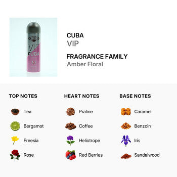 Cuba Ladies VIP Deodorant Body Spray 6.7 oz (Wholesale) - Luxurious Fragrance Available Online in Hong Kong & China