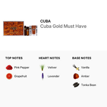 Cuba Men's Cuba Gold Must Have Gift Set (Wholesale) - Luxurious Fragrance Available Online in Hong Kong & China