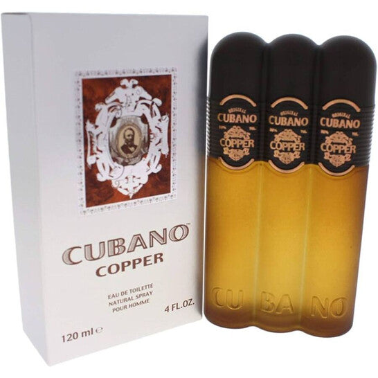 Cuba Men's Cubano Copper EDT Spray 4 oz Fragrances - Luxurious Fragrance Available Online in Hong Kong & China