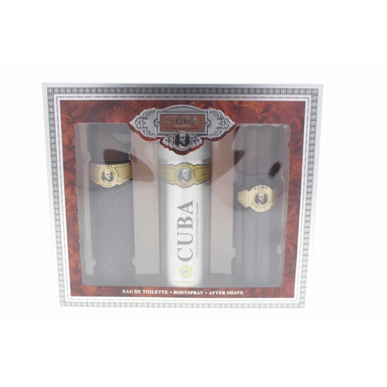 Cuba Men's Gold Gift Set Bath & Body (Wholesale) - Luxurious Fragrance Available Online in Hong Kong & China