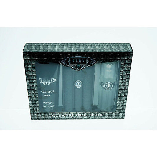 Cuba Men's Prestige Black Gift Set Fragrances (Wholesale) - Luxurious Fragrance Available Online in Hong Kong & China