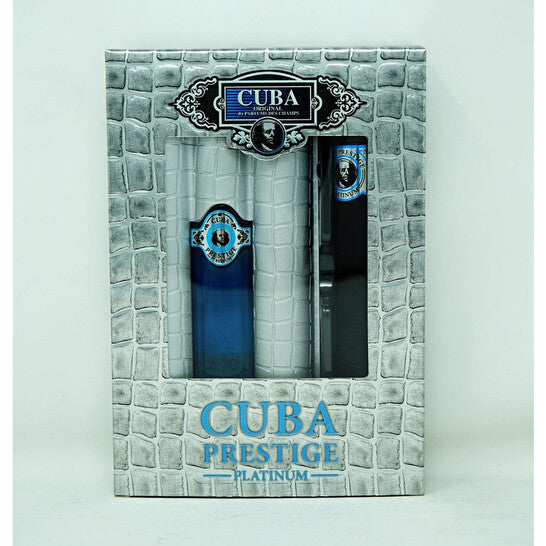 Cuba Men's Prestige Platinum Gift Set - Luxurious Fragrance Available Online in Hong Kong & China
