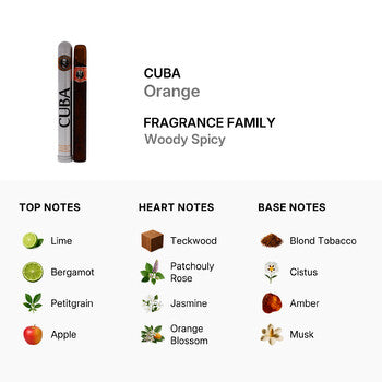 Cuba Orange by Cuba for Men - 1.17 oz EDT Spray (Wholesale) - Luxurious Fragrance Available Online in Hong Kong & China