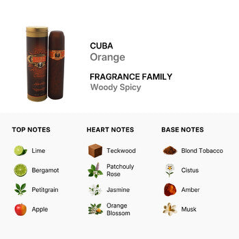 Cuba Orange by Cuba for Men - 3.4 oz EDT Spray (Wholesale) - Luxurious Fragrance Available Online in Hong Kong & China