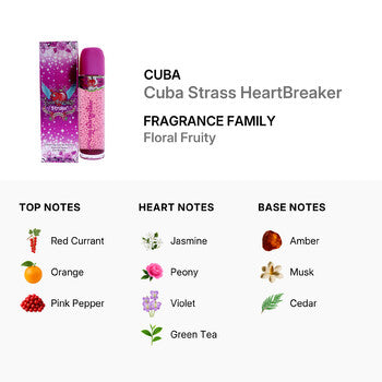 Cuba Strass HeartBreaker by Cuba for Women - 3.3 oz EDP Spray - Luxurious Fragrance Available Online in Hong Kong & China