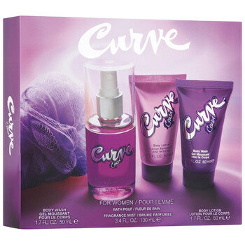 Liz Claiborne Curve Crush / Liz Claiborne 4 Pc Set (W) - Luxurious Fragrance Available Online in Hong Kong & China