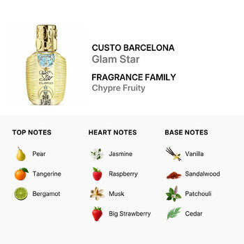 Custo Barcelona Ladies Glam Star EDT Spray 3.3 oz (Wholesale) - Luxurious Fragrance Available Online in Hong Kong & China