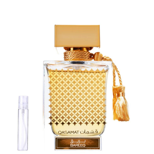Rasasi Qasamat Bareeq Eau de Parfum Unisex - premium fragrance for sophisticated tastes.