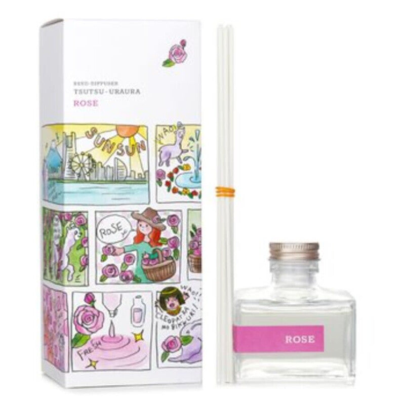 Daily Aroma Japan Unisex Tsutsu Uraura Deodorant Reed Diffuser Diffuser 4 oz Rose Fragrances (Wholesale) - Luxurious Fragrance Available Online in Hong Kong & China