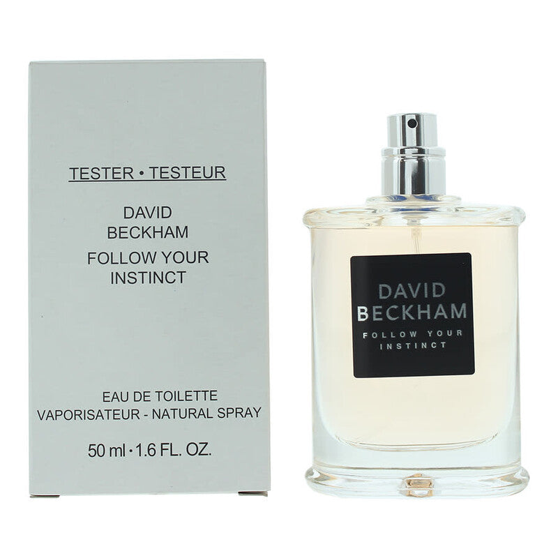David Beckham Men's Follow Your Instinct EDT Spray 1.7 oz (Tester) Fragrances - Luxurious Fragrance Available Online in Hong Kong & China