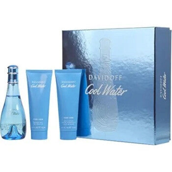 Davidoff Ladies Cool Water 3pcs EDT Gift Set Fragrances (Wholesale) - Luxurious Fragrance Available Online in Hong Kong & China