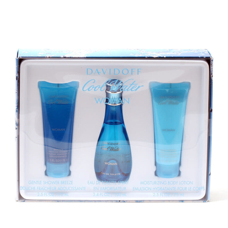 Davidoff Ladies Cool Water Gift Set Fragrances (Wholesale) - Luxurious Fragrance Available Online in Hong Kong & China