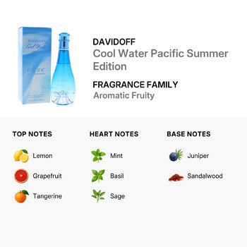 Davidoff Ladies Cool Water Pacific Summer Edition EDT Spray 3.4 oz Fragrances (Wholesale) - Luxurious Fragrance Available Online in Hong Kong & China