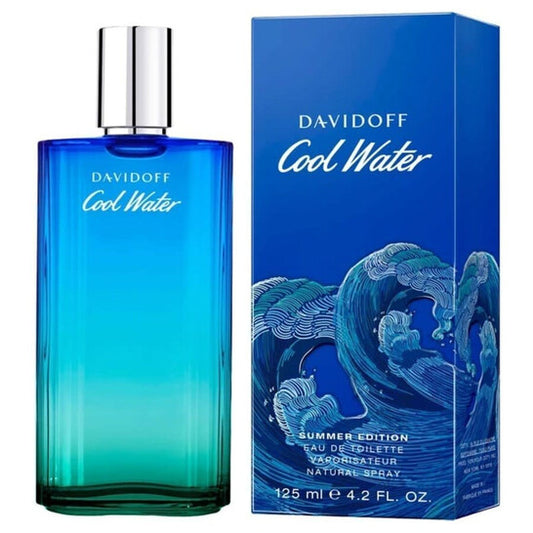 Davidoff Men's Cool Water Man Summer Edition 2019 EDT Spray 4.2 oz Fragrances - Luxurious Fragrance Available Online in Hong Kong & China