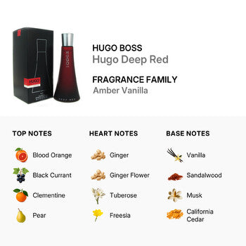 Hugo Boss Deep Red / Hugo Boss EDP Spray 3.0 oz (w) - Luxurious Fragrance Available Online in Hong Kong & China