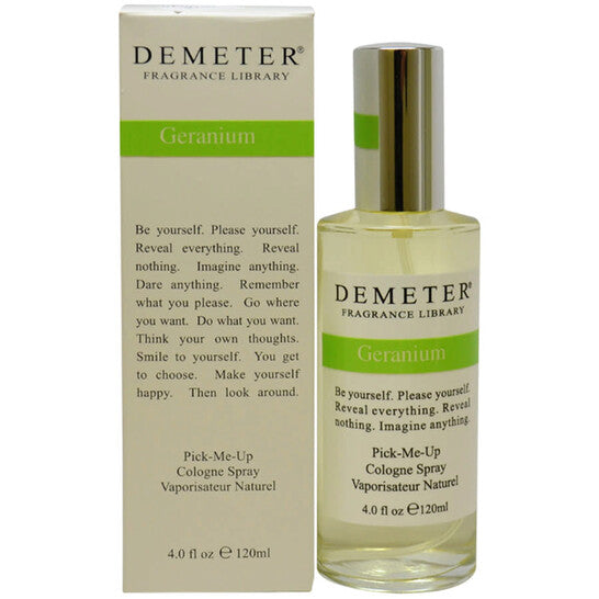 Demeter Unisex Geranium EDC Spray 4.0 oz - Luxurious Fragrance Available Online in Hong Kong & China