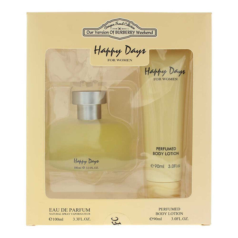 Designer French Collection Ladies Happy Days Gift Set Fragrances - Luxurious Fragrance Available Online in Hong Kong & China