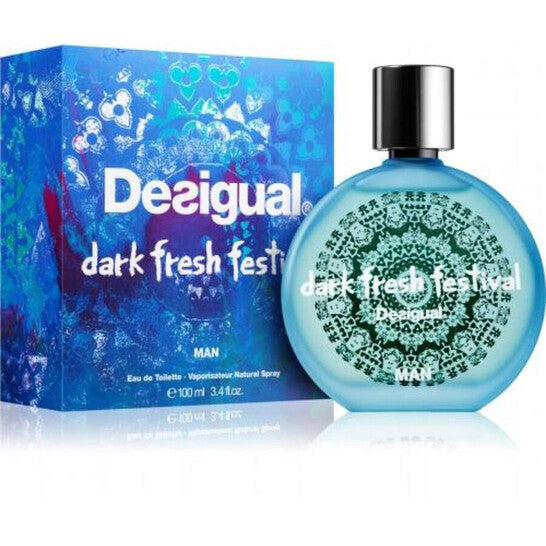 Desigual Men's Dark Fresh Festival EDT Spray 3.4 oz Fragrances - Luxurious Fragrance Available Online in Hong Kong & China