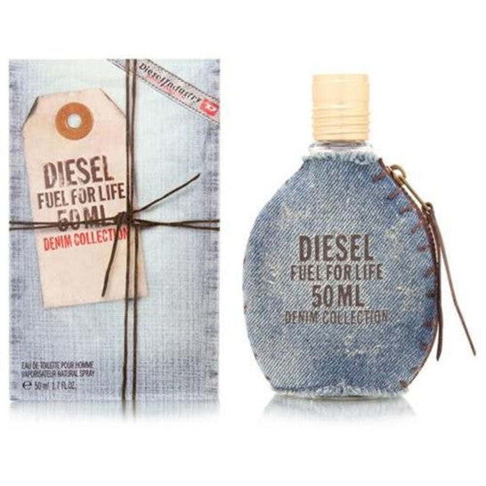 Diesel Men's Fuel for Life Denim EDT Spray 1.7 oz Fragrances - Luxurious Fragrance Available Online in Hong Kong & China