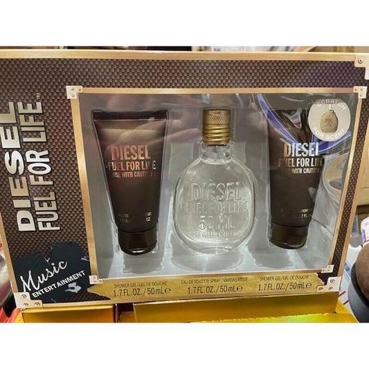 Diesel Men's Fuel For Life Men Gift Set Fragrances - Luxurious Fragrance Available Online in Hong Kong & China