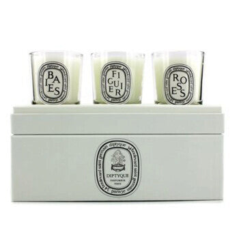 Diptyque Unisex Mini Candle Coffret 3x70g/2.4oz Scented Candle - Luxurious Fragrance Available Online in Hong Kong & China