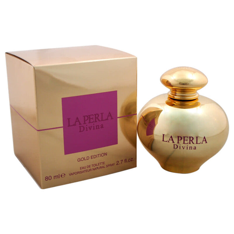 La Perla Divina by La Perla EDT Spray Gold Edition 2.7 oz (80 ml) (w) - Luxurious Fragrance Available Online in Hong Kong & China