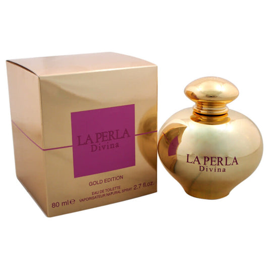 La Perla Divina by La Perla EDT Spray Gold Edition 2.7 oz (80 ml) (w) - Luxurious Fragrance Available Online in Hong Kong & China