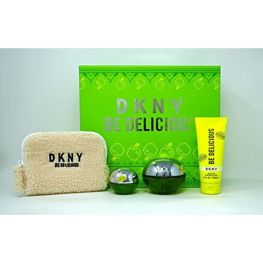 DKNY Ladies Be Delicious 4pcs EDP Gift Set Fragrances  (Wholesale) - Luxurious Fragrance Available Online in Hong Kong & China