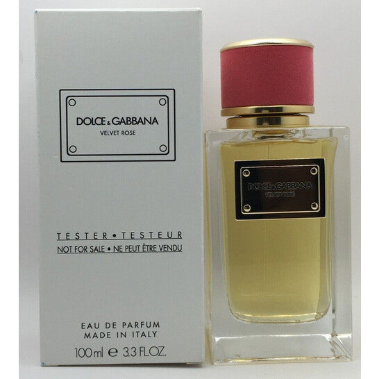 Dolce & Gabbana Ladies Velvet Rose EDP 3.4 oz (Tester) Fragrances - Luxurious Fragrance Available Online in Hong Kong & China