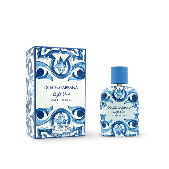 Dolce & Gabbana Light Blue Capri In Love Pour Homme EDP Spray 3.4 oz (Tester) Fragrances - Luxurious Fragrance Available Online in Hong Kong & China