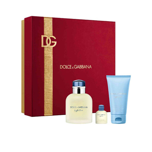 Dolce & Gabbana Men's Light Blue 3pcs EDT Gift Set Fragrances - Luxurious Fragrance Available Online in Hong Kong & China