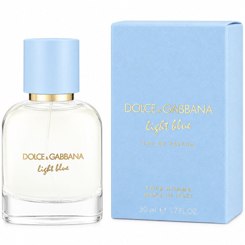 Dolce & Gabbana Men's Light Blue EDP Spray 1.7 oz Fragrances - Luxurious Fragrance Available Online in Hong Kong & China