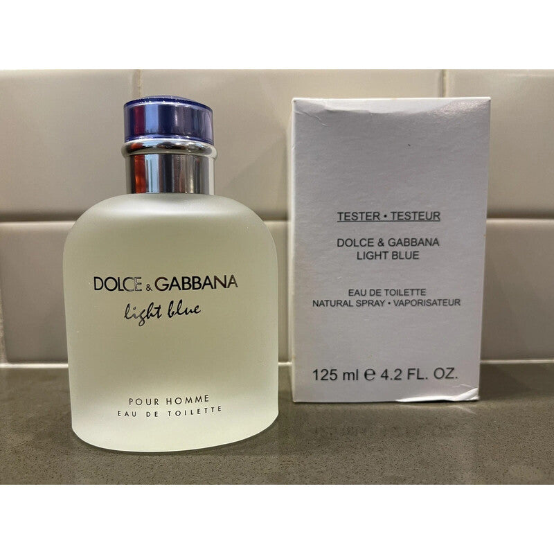 Dolce & Gabbana Men's Light Blue EDT Spray 6.7 oz (Tester) Fragrances - Luxurious Fragrance Available Online in Hong Kong & China