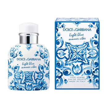 Dolce & Gabbana Men's Light Blue Pour Homme Summer Vibes EDT Spray 4.2 oz Fragrances (Wholesale) - Luxurious Fragrance Available Online in Hong Kong & China