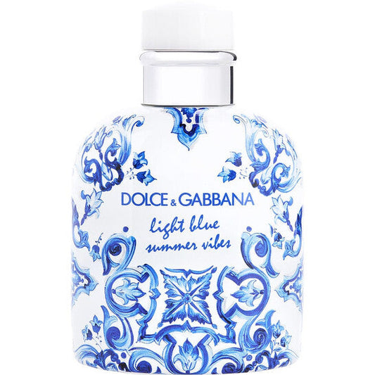 Dolce & Gabbana Men's Light Blue Summer Vibes EDT Spray 4.23 oz (Tester) Fragrances (Wholesale) - Luxurious Fragrance Available Online in Hong Kong & China