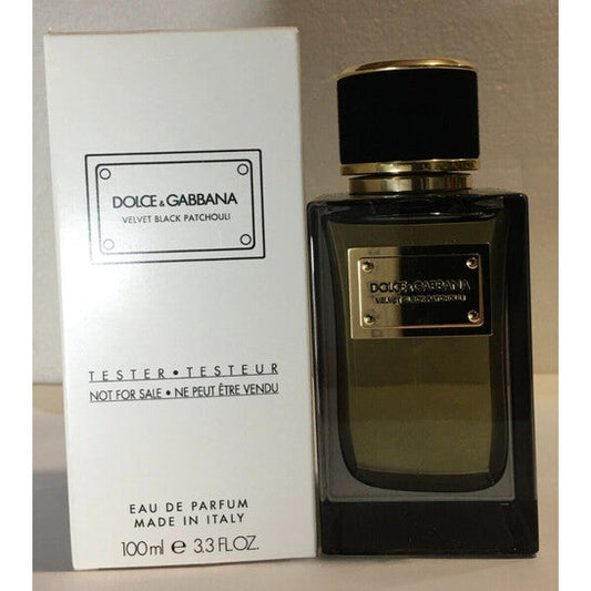Dolce & Gabbana Men's Velvet Black Patchouli EDP Spray 3.4 oz (Tester) Fragrances (Wholesale) - Luxurious Fragrance Available Online in Hong Kong & China