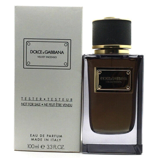 Dolce & Gabbana Men's Velvet Incenso EDP Spray 3.4 oz (Tester) Fragrances - Luxurious Fragrance Available Online in Hong Kong & China