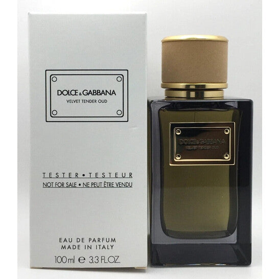 Dolce & Gabbana Men's Velvet Tender Oud EDP Spray 3.4 oz (Tester) Fragrances (Wholesale) - Luxurious Fragrance Available Online in Hong Kong & China