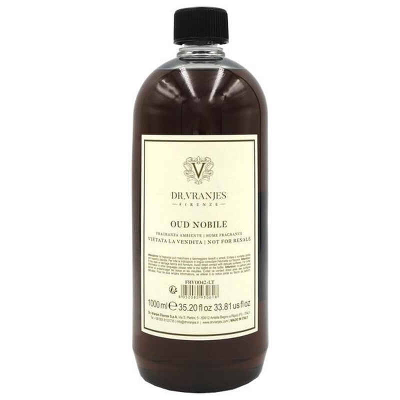 Dr. Vranjes Unisex Oud Nobile Diffuser 33.81 oz Refill Fragrances - Luxurious Fragrance Available Online in Hong Kong & China