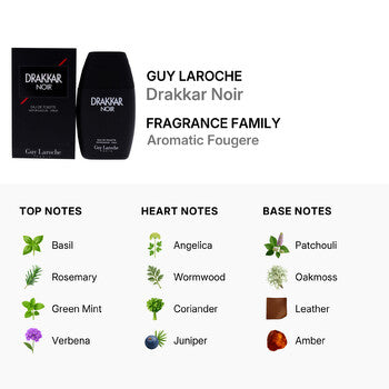 Guy Laroche Drakkar Noir by Guy Laroche EDT Spray 1.7 oz - Luxurious Fragrance Available Online in Hong Kong & China