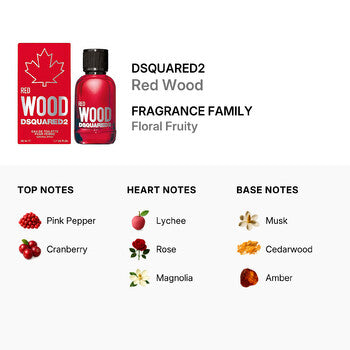 Dsquared2 Ladies Red Wood EDT 1.7 oz (Wholesale) - Luxurious Fragrance Available Online in Hong Kong & China