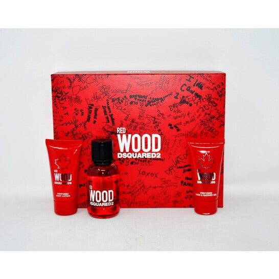 Dsquared2 Ladies Red Wood Gift Set Fragrances (Wholesale) - Luxurious Fragrance Available Online in Hong Kong & China