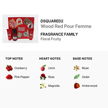 Dsquared2 Ladies Wood Red Pour Femme Gift Set (Wholesale) - Luxurious Fragrance Available Online in Hong Kong & China
