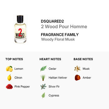 Dsquared2 Men's 2 Wood Pour Homme EDT Body Spray 3.4 Oz (Wholesale) - Luxurious Fragrance Available Online in Hong Kong & China